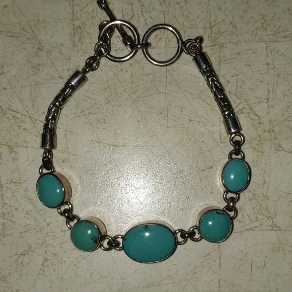Genuine Turquoise Bracelet NWOT - Picture 2 of 8